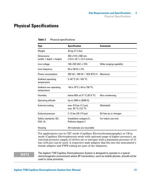 Introduction to the Agilent 7100 Capillary Electrophoresis System