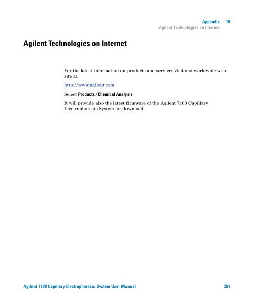 Introduction to the Agilent 7100 Capillary Electrophoresis System