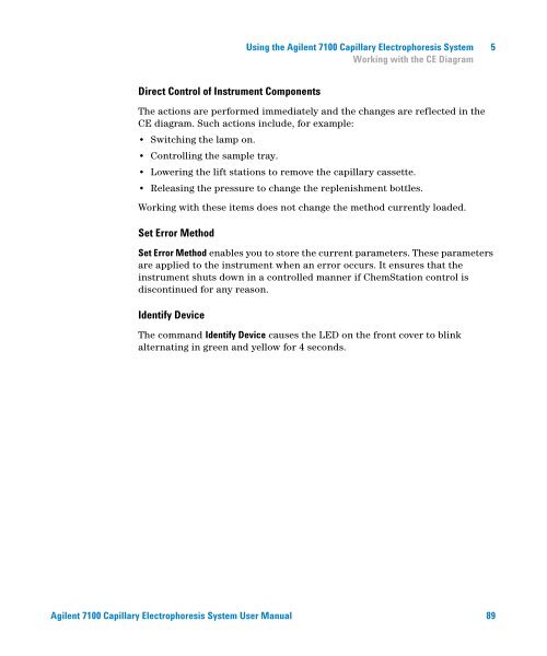 Introduction to the Agilent 7100 Capillary Electrophoresis System