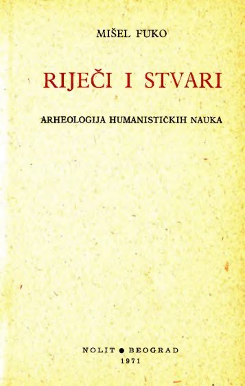 Rijeci i stvari - Monoskop