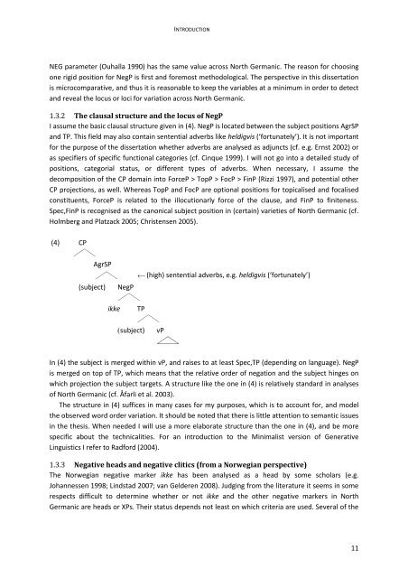 North Germanic Negation - Munin