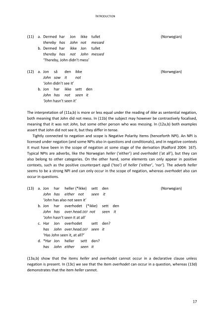 North Germanic Negation - Munin