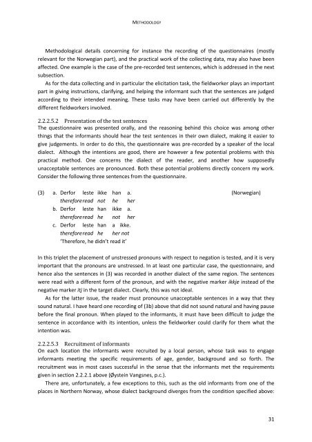 North Germanic Negation - Munin