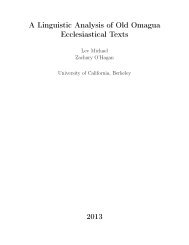 draft manuscript - Linguistics - University of California, Berkeley