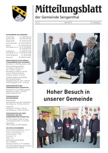 April - Gemeinde Sengenthal