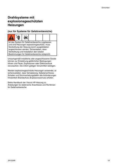 3A1034N - XP Proportioners, Instructions-Parts, German - Graco Inc.