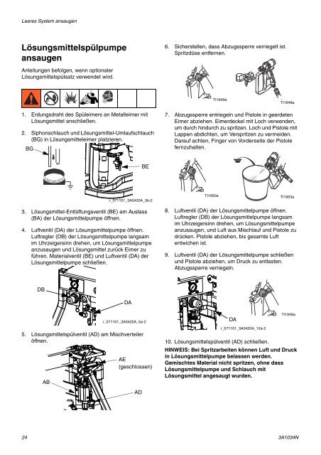 3A1034N - XP Proportioners, Instructions-Parts, German - Graco Inc.