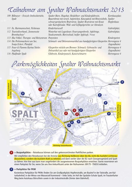 Spalter Weihnachtsmarkt - Strandhotel Seehof