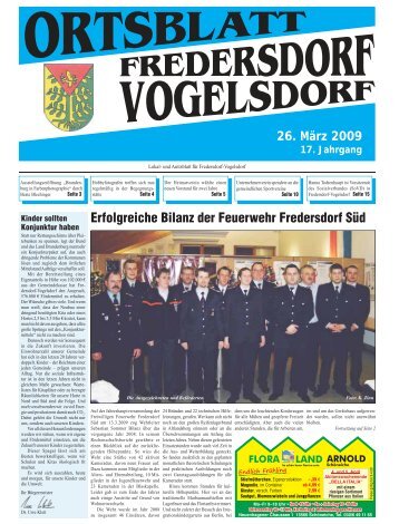 26. März 2009 - Heimatverein Fredersdorf-Vogelsdorf