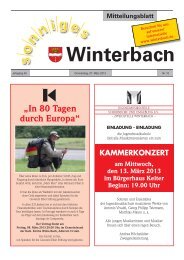 Mitteilungsblatt KW 10/2013 - Gemeinde Winterbach