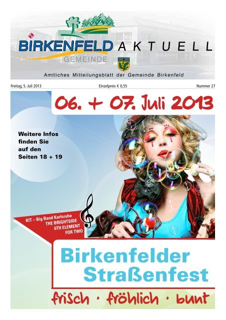 Birkenfelder StraÃŸenfest - RK Werbetechnik