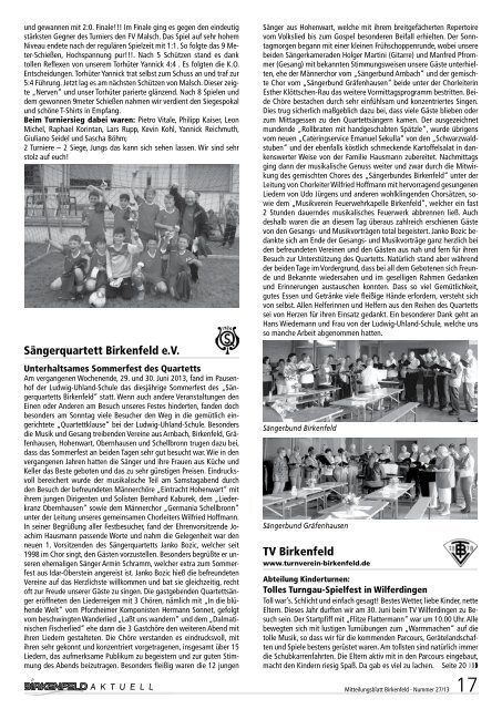 Birkenfelder StraÃŸenfest - RK Werbetechnik