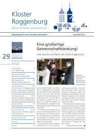 Ausgabe Nr. 29, Dezember 2013 - Kloster Roggenburg