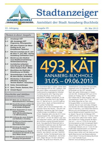 Stadtanzeiger - Annaberg-Buchholz