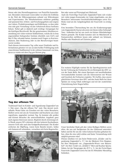Amtsblatt Nr. 09 vom 16. Mai 2013 (3.26 MB) - Gemeinde Salzatal