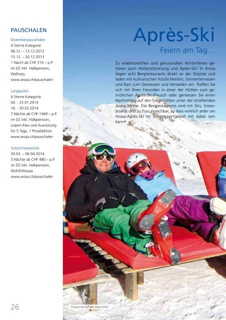 ImagebroschÃ¼re Winter 2013/14 - Arosa