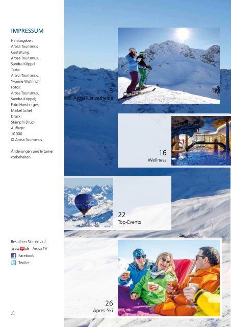 ImagebroschÃ¼re Winter 2013/14 - Arosa