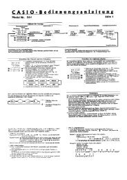 casio europe registration