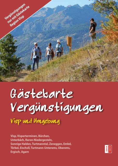 Gastekarte Vergunstigungen Â¨ Â¨ - BÃ¼rchen Tourismus