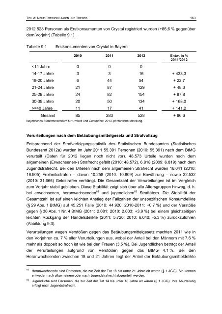 Bericht 2013 des nationalen REITOX-Knotenpunkts an die EBDD ...