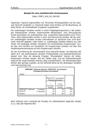 Beispiel fÃ¼r eine zweifaktorielle Varianzanalyse - Eigene WWW ...