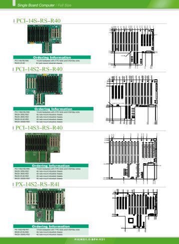 PCI-14S2-RS-R40 PCI-14S3-RS-R40 PX-14S2-RS ... - ICP America