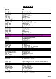 Komplette BÃ¼cherliste als PDF - Bad Endbach