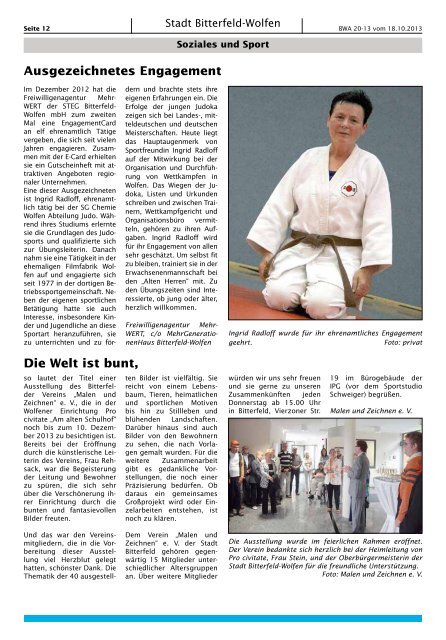 Amtsblatt 20-13 erschienen am 18.10.2013.pdf - Stadt Bitterfeld ...