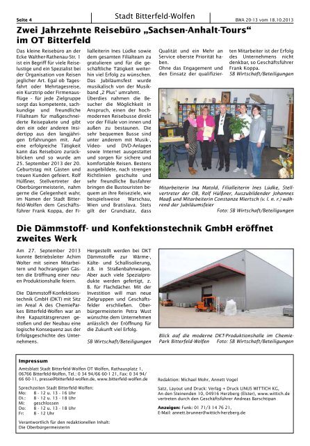 Amtsblatt 20-13 erschienen am 18.10.2013.pdf - Stadt Bitterfeld ...