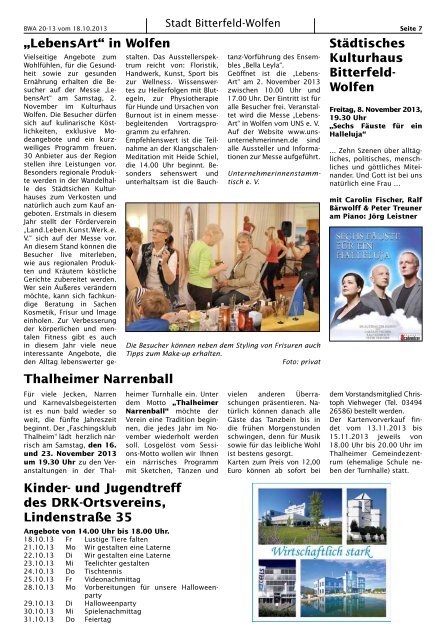 Amtsblatt 20-13 erschienen am 18.10.2013.pdf - Stadt Bitterfeld ...