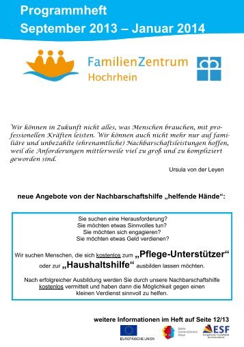 zum Programmheft - FamilienZentrum Hochrhein