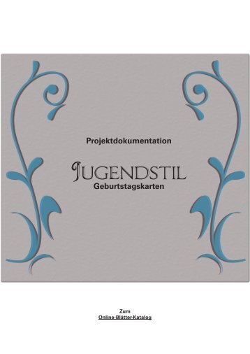 Geburtstagskarten Jugendstil