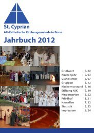 Jahrbuch 2012 - Alt-Katholiken
