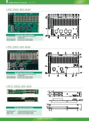 PX-20S2-RS-R40 PX-20S3-RS-R40 PCI-2SD2-RS-R41 - ICP America