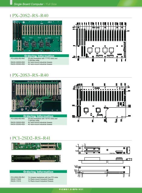 PX-20S2-RS-R40 PX-20S3-RS-R40 PCI-2SD2-RS-R41 - ICP America