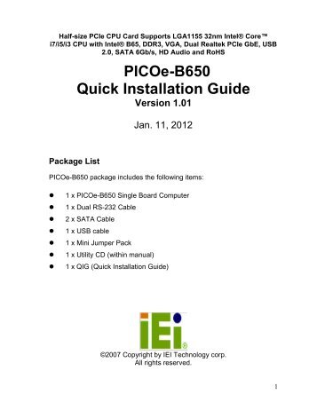 PICOe-B650 QIG V1.01_20120111.pdf - iEi