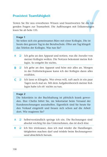 Praxistest TeamfÃ¤higkeit - BW Bildung und Wissen