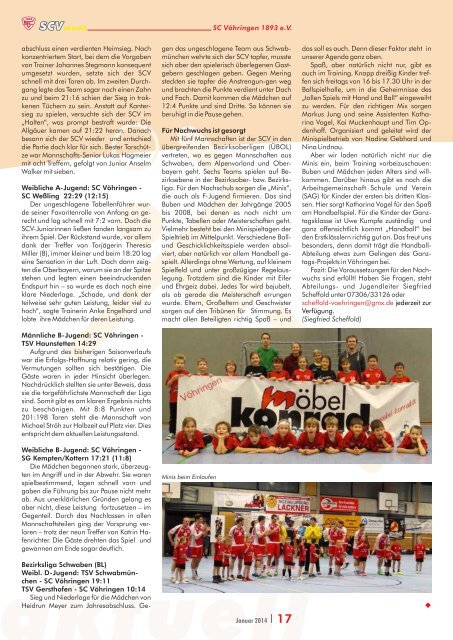 SCV aktuell 2013 11 Gesamt.cdr - Sport Club VÃ¶hringen 1893 e. V.