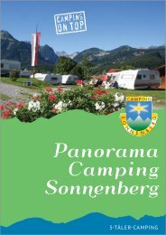 Download Prospekt (PDF) - Camping Sonnenberg in Vorarlberg