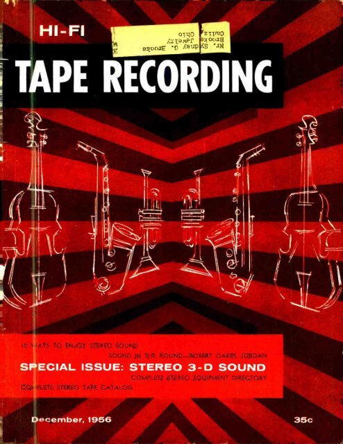 SPECIAL ISSUE: STEREO 3-D SOUND - AmericanRadioHistory.Com