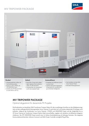 MV TRIPOWER PACKAGE - SMA Solar Technology AG