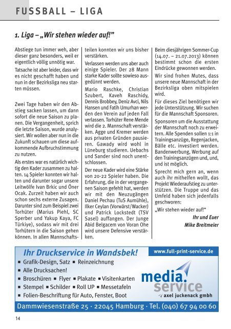 Unsere starken Athleten im ersten Halbjahr 2013 - media-serv.com