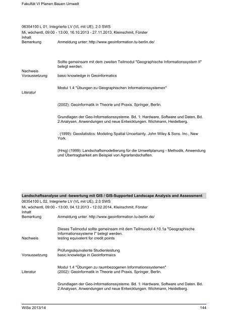 FakultÃ¤t VI Planen Bauen Umwelt - Index of