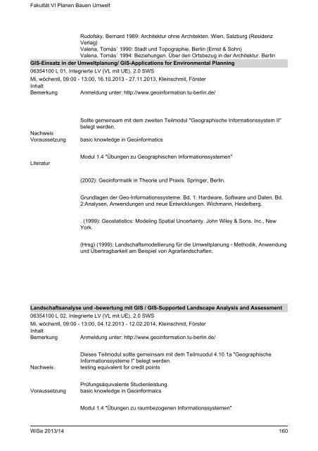 FakultÃ¤t VI Planen Bauen Umwelt - Index of