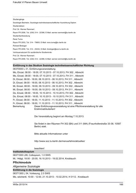 FakultÃ¤t VI Planen Bauen Umwelt - Index of