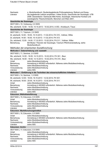 FakultÃ¤t VI Planen Bauen Umwelt - Index of