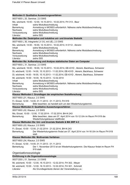 FakultÃ¤t VI Planen Bauen Umwelt - Index of