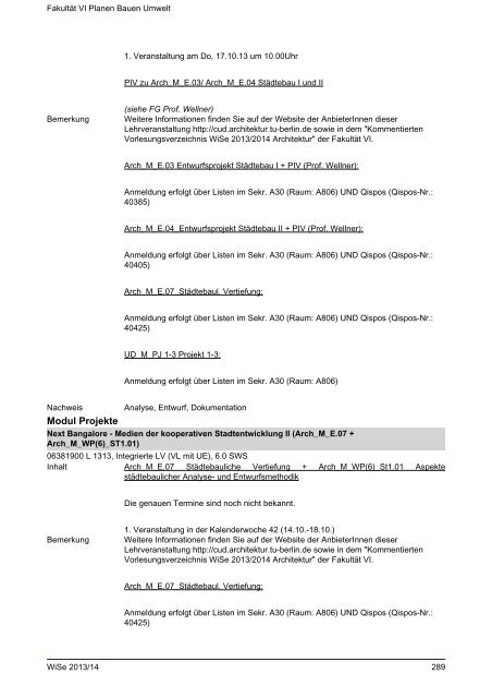 FakultÃ¤t VI Planen Bauen Umwelt - Index of