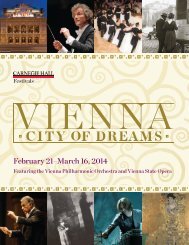 Download Brochure (PDF) - Carnegie Hall