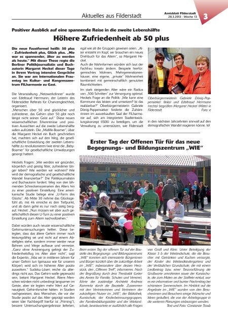 Amtsblatt KW 13 - Stadt Filderstadt